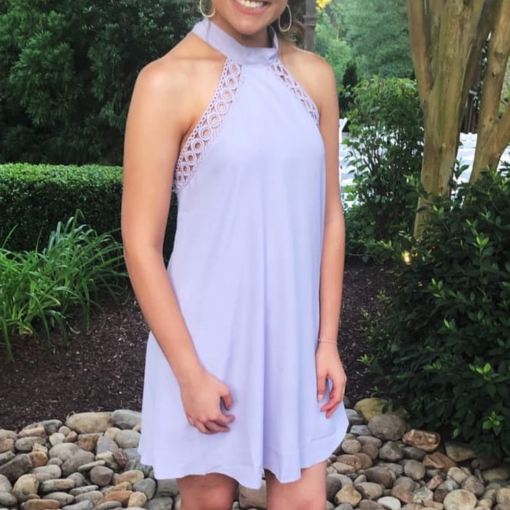 Lulus Open Back Halter Dress